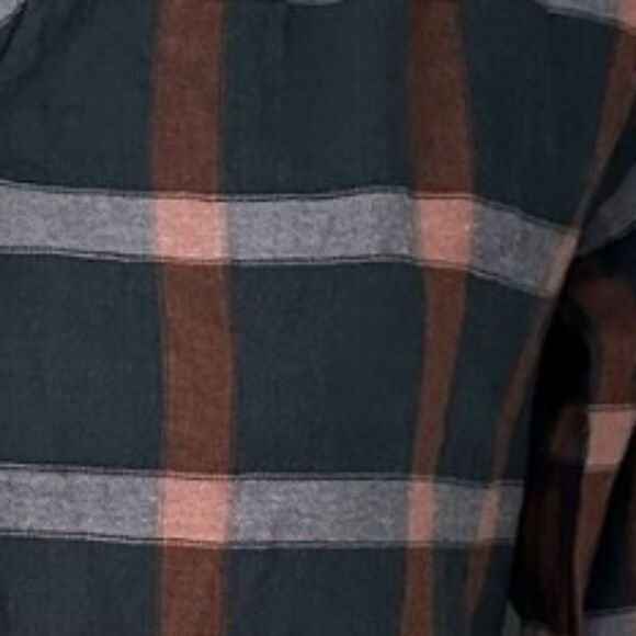 Target Knox Rose Long Sleeve Shirt Top Plaid Button Down small size Nwot - Picture 5 of 12